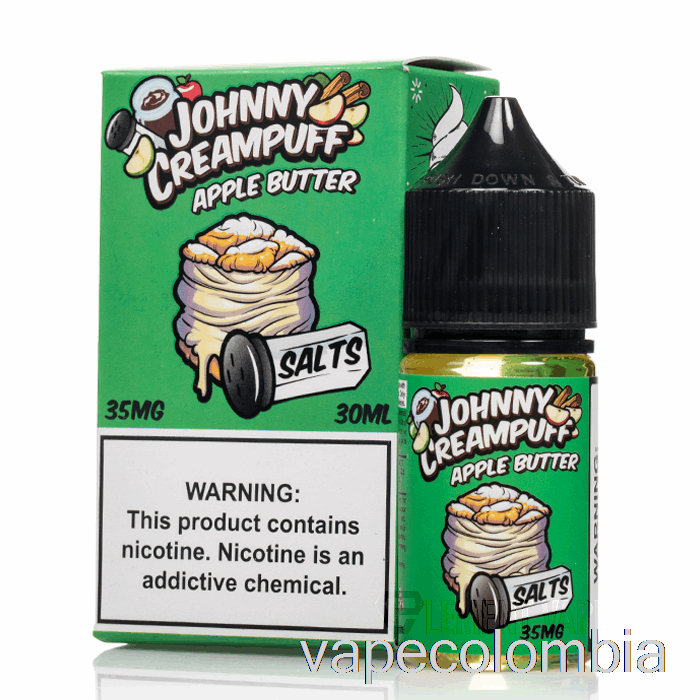 Vape Desechable Mantequilla De Manzana - Sales Johnny Creampuff - 30ml 35mg